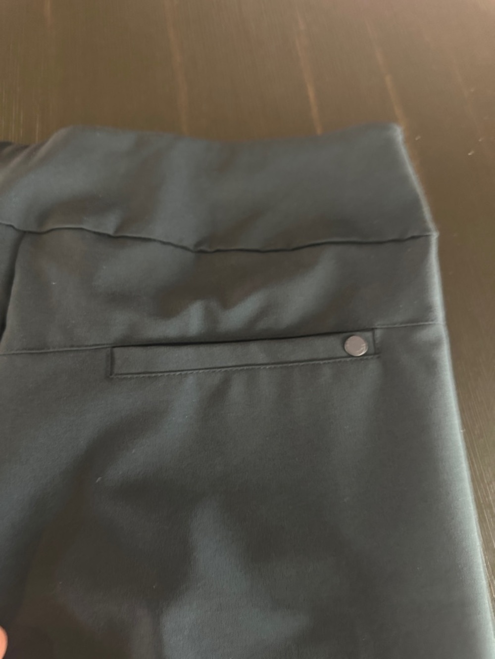 Tail Stretch Navy Blue Women’s Bermuda Shorts with Pockets - Picture 7 of 8